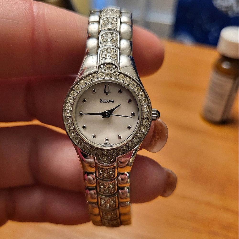 Bulova women's stainless steel watch